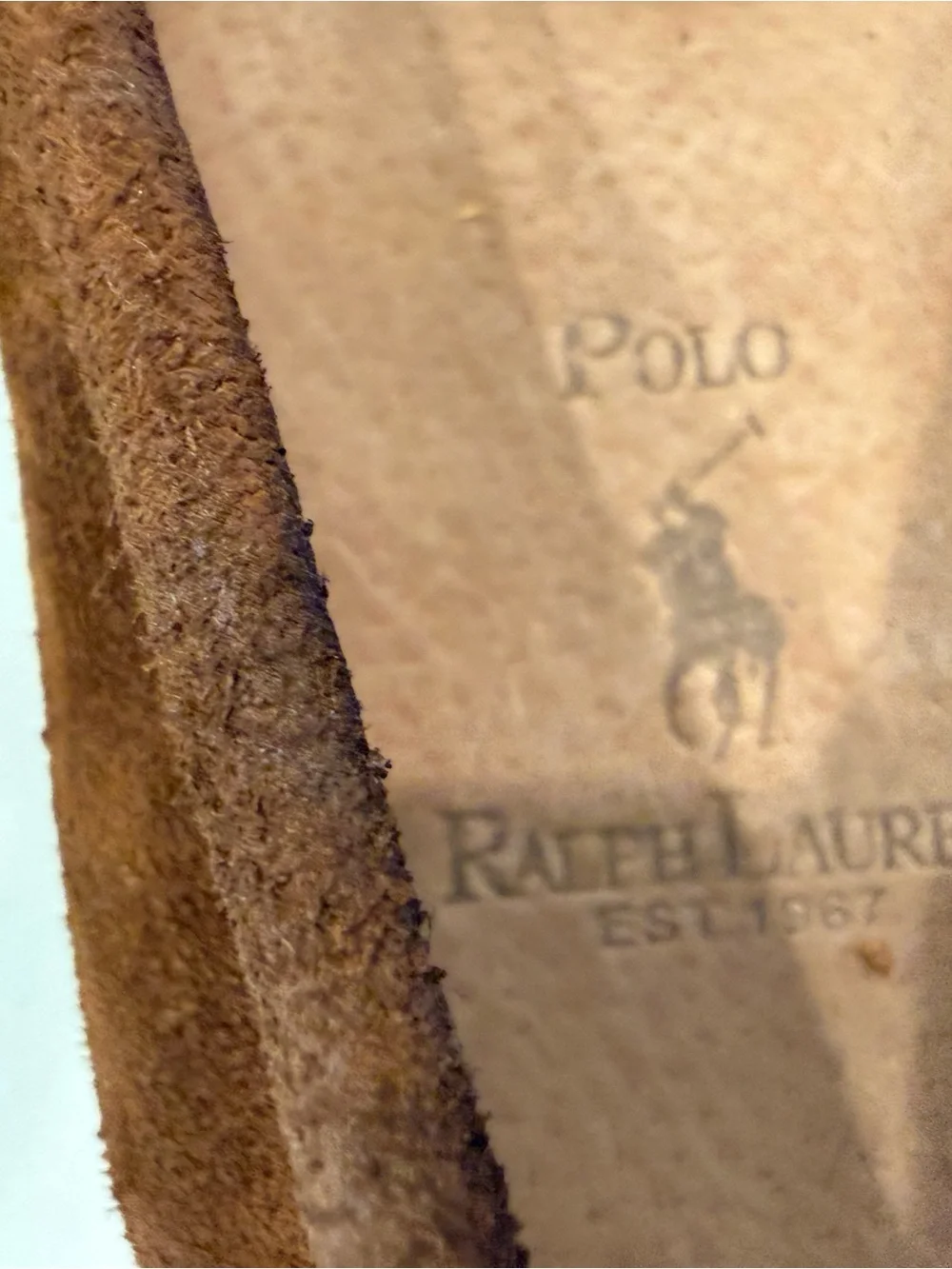 Polo Ralph Lauren Men’s Brown Suede Penny / Driving Loafers Sz 9 NEW!